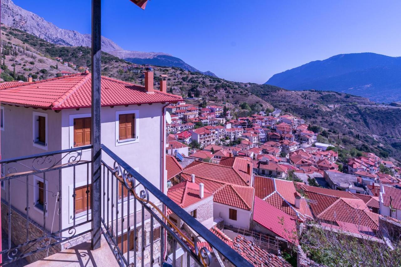 Katsarou Apartments Aráhova Kültér fotó