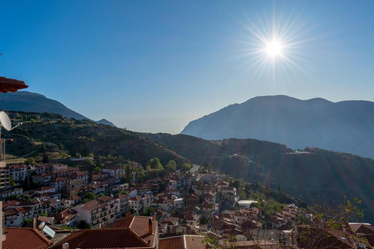 Katsarou Apartments Aráhova Kültér fotó